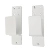 2PCS Door Barricade Brackets Open Bar Holder Carbon Steel Easy