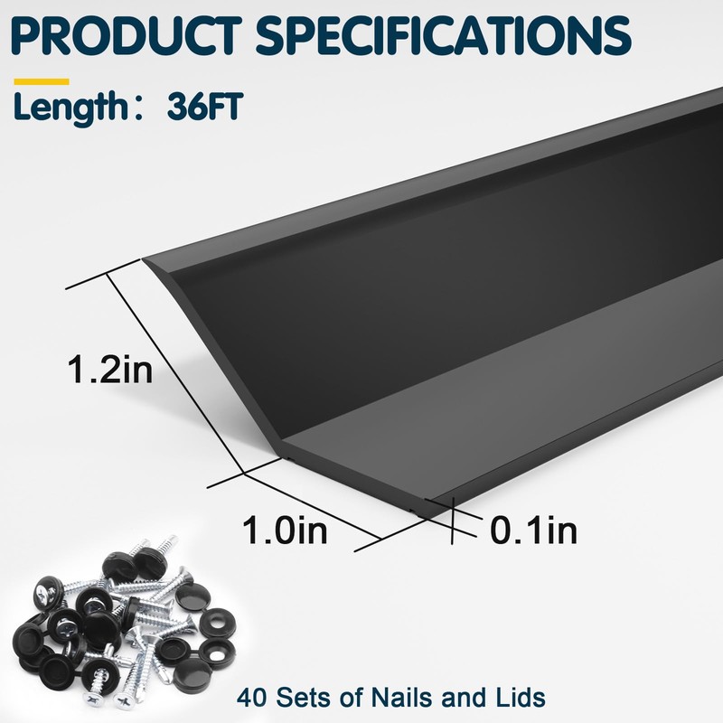 Garage Door Seal Top and Sides - 36 FT TPE