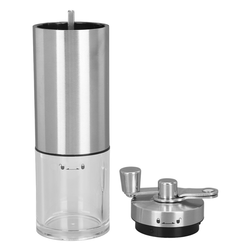 Hand Crank Coffee Grinder Multifunctional Stainless Steel and Ceramic Manual