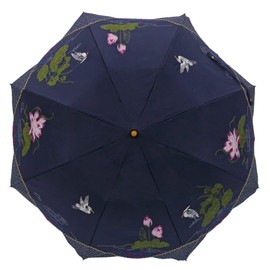 Chinoiserie Modern Parasol, Actress Parasol, Premium Folding Parasol, Short Parasol, Shop Channel, Full Light Blocking, Heat Retention, UV Protection, Cool Umbrella, For Sunny or Rainy Weather,