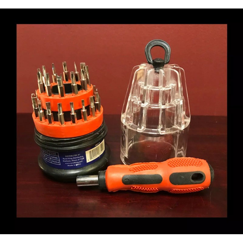 Real Work Tools SCREWDRIVER SET REPAIR KIT ~ REAL WORK