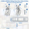 5 PCS Sliding Closet Door Roller Kit,（1 x MP6560 +4