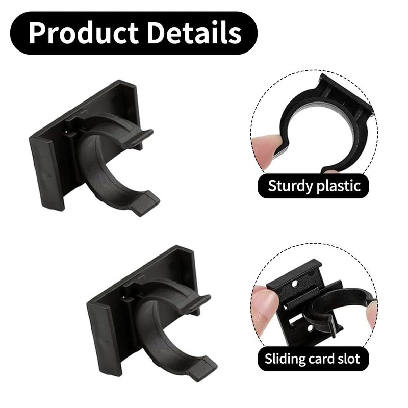 LEEQ 20pcs Kitchen Skirting Clips Heavy Duty Kitchen Kickboard Pedestal