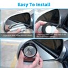 Universal Mirror 2x Blind Spot Mirrors Round HD Glass Convex