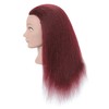 LECIPO 100% Real Human Hair Mannequin Head with Stand Manikin
