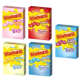 SINGLES TO GO! Drink Mix Variety 12 Pack - 3 Sonic Flavors, 4 Jolly Rancher Flavors and 5 Starburst Flavors - Powdered Drink Mix - On the go Convenience