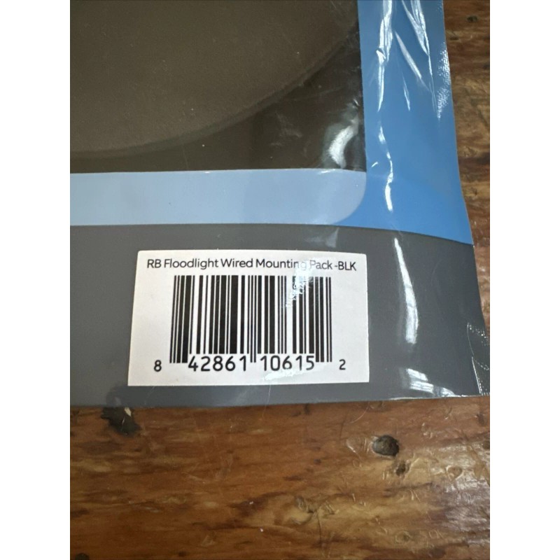 Ring Smart Lighting Floodlight Wired Mounting Kit Pack New Black