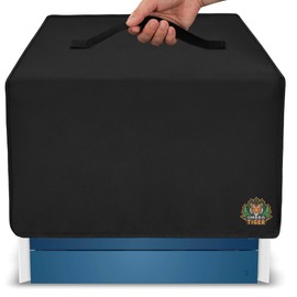 Umbrotiger Printer Dust Cover for HP Color LaserJet Printer Pro MFP 4301fdw - Waterproof Anti-Static Dustproof Cover, Foldable 19.3x18.9x13.8in with Handle (300D Oxford Fabric) for Office and Home