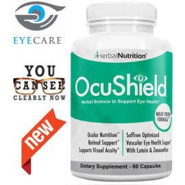 Herbal Nutrition OcuShield Advanced Herbal Science Eye Health Capsules Supports Ocular Nutrition!