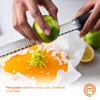 MasterChef Lemon Zester Grater with Handle, Kitchen Tool for Zesting