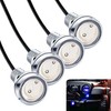 JRQLOV 4Pcs 23mm COB DC 12V Eagle Eye LED Car