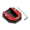 Gereiny Aluminum Alloy Motorcycle Bike Kickstand Extender Foot Side Stand