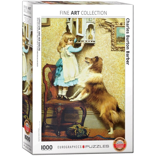 EuroGraphics Little Girl & Her Sheltie 1000Piece Puzzle, 6000-5330