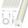 ELEKICO 6 Pack 50w 4ft Led Shop Light, Super Bright
