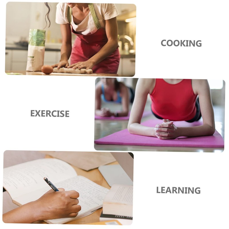 BIUDECO Kitchen Baking Timer Compact Desktop Timer for Cooking and