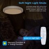 OOWOLF LED Ceiling Light, 40W 15.4 Inch Dimmable Ceiling Light