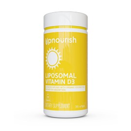 UpNourish UpNourish Liposomal Vitamin D3 5000 IU Softgels - 1 Year Supply | Organic Coconut Oil Infused Vitamin D Supplements - Support Bone, Dental, Heart, Mood & Immune Health - Non GMO Gluten Free - 365 ct