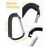 Stroller Hooks, 6.3" Large Stroller Clip, Stroller Hooks for Hanging