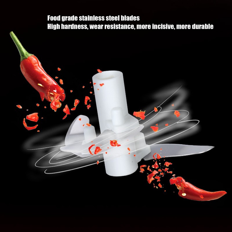 USB Electric Fruit Vegetable Onion Garlic Mincer Cutter Food Chopper