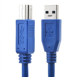 PwrON USB 3.0 Cable Laptop PC Data Cord for G-Technology 0G03590 3TB G1 USB 3.0 G-Tech G-Drive GTech GDRIVE External Hard Disk Drive HDD HD