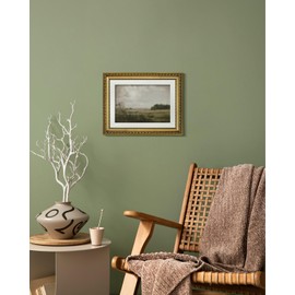 VIYYIEA Vintage Gold Framed Landscape Wall Art, Bedroom Living Room Nature Scenery Picture Wall Decor, Canvas Prints, Antique Picture Frame Classic Paintings Home Farmhouse Country Decor,11x14 Inch