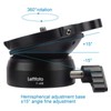 Tripod Leveling Base Half Ball Quick Tilted up and Down
