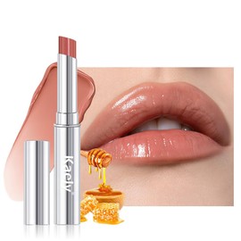 evpct Honey Lipstick Moisturizing Tinted Lip Balm for Older Women, 03# | Hydrating Formula Tinted Lip Oil Stick, Sheer Lightweight Softening, Shine Glowy Lipgloss Lips Color Tint Stain, Cruelty-Free