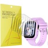Compatible with Melontti Smartwatch Screen Protector, Lamshaw Full Coverage TPU