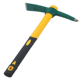 LEXININ 14oz/400g Pick Mattock Hoe, 15 Inch Mattock Tool, Garden Mini Pick Mattock for Mining, Camping