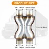 Stainless Steel X Y Pipe 3.0 '' Inlet/Outlet Universal Exhaust