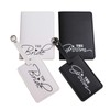 cdhgsh 1Set PU Leather Luggage Tag Bride Groom Passport Case