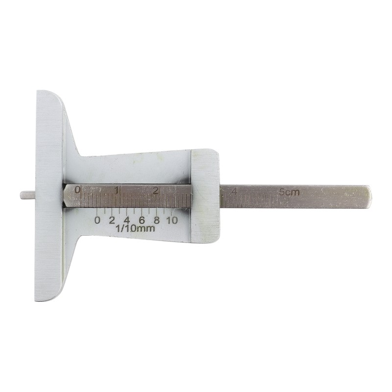 Stainless Steel Tyre Tire Tread Depth Gauge Meter Caliper for