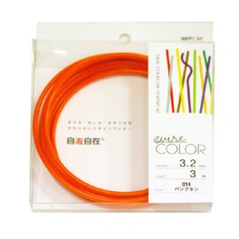 NIHON KASEN Color Wire, Flexible Annealed Wire, Vinyl Chloride, 1-inch (3.2 mm) Wire Diameter, 9.8 ft (3 m) Long, 1 Roll