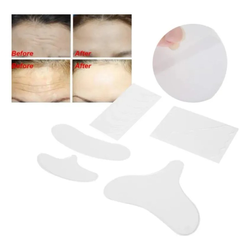 Piezas Silicona Facial Antiarrugas Parche Puede