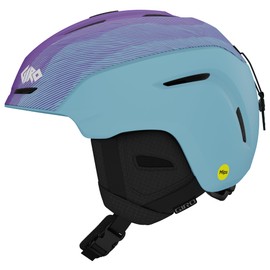Giro Neo Jr. MIPS Kids Ski Helmet - Snowboard Helmet for Youth, Boys & Girls - Matte Purple/Harbor Blue - M (55.5-59cm)