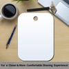 Shaving Mirror, Unbreakable Shower Mirrors, (Medium,2pack(6 inches x8 inches )
