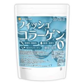 NICHIGA (Nichiga) Fish Collagen Powder 17.6 oz (500 g) Made in Japan, Low Molecular Weight Collagen Peptides, Premium First Extraction, Zero Sugar and Zero Fat, Unflavored and Uncolored [01]