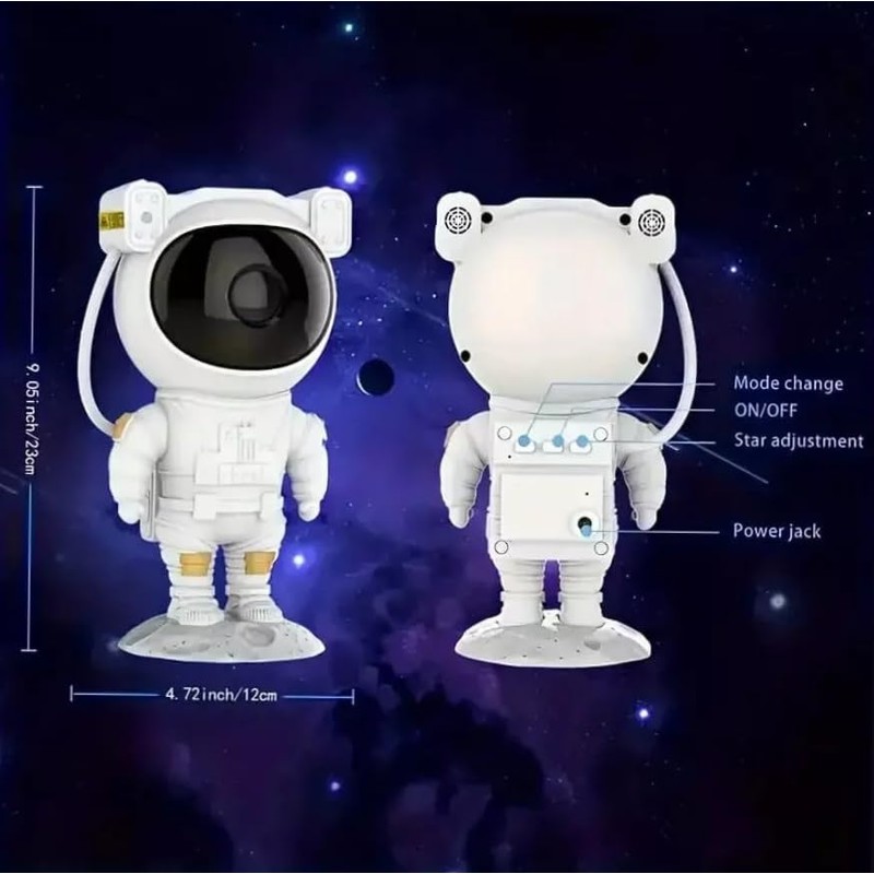 Astronaut Galaxy Star Projector with Nebula, Timer & Remote, Adjustable