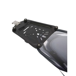 MOSYQI Motorcycle Top Case Mounting Baseplate, Quick Release Tail Baseboard Universal for 55L 65L Motorcycle Aluminum Top Case