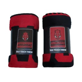 VF Arkansas Razorbacks Set of 2 Throw Blankets, 45" x 60" inches Polyester Team Colors