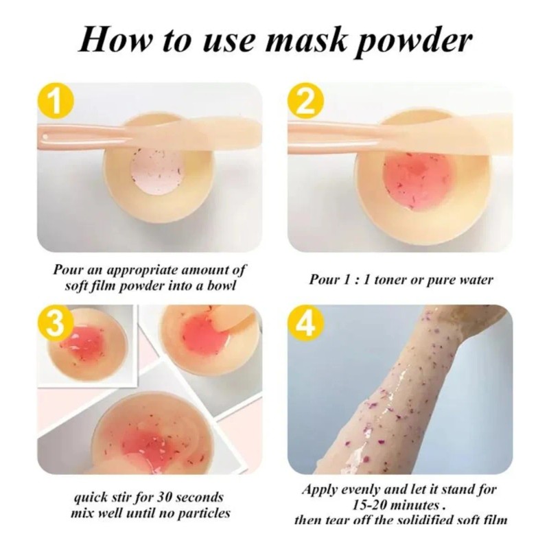 Mascarilla Hidroplastica Jelly Mask Cabina Spa Antiedad