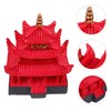 BUGUUYO Aquarium Pagoda Decorations Resin Fish House Ornaments for Tank