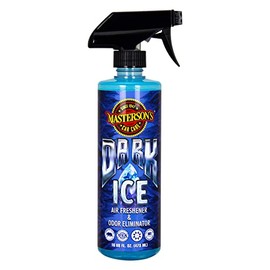 MASTERSON'S CAR CARE MCC_137_16 Dark Ice Air Freshener & Odor Eliminator - Premium Sprayable Scent for Cars, Trucks, RVs, Restroom Hotels, Home, and Office - Clean Scent Removes Pet, Smoke, Food Odors (16 oz)