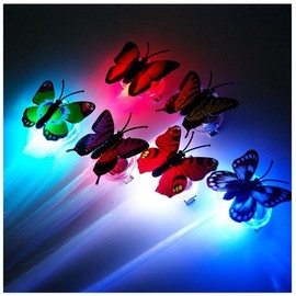 LED Hairpin Butterfly/Fiber Optic Bridge Hairpin Club / LED 헤어핀 나비형/광섬유 브릿지 머리핀 클럽