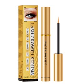 Eyelash Growth Serum – Lash Enhancing Treatment for Longer, Fuller, Curled Lashes, Nourishing & Strengthening Formula, Gentle & Safe for Sensitive Skin