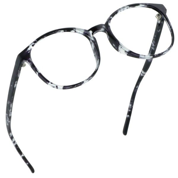 LifeArt Lentes con filtro de luz azul, antifatiga ocular, anteojos de lectura para computadora, anteojos para juegos, anteojos de TV para mujeres y hombres, antirreflejos (gris, 5.00 de aumento)
