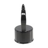 Plum Fittings Black Chain Link Fence Loop Caps 1 5/8"