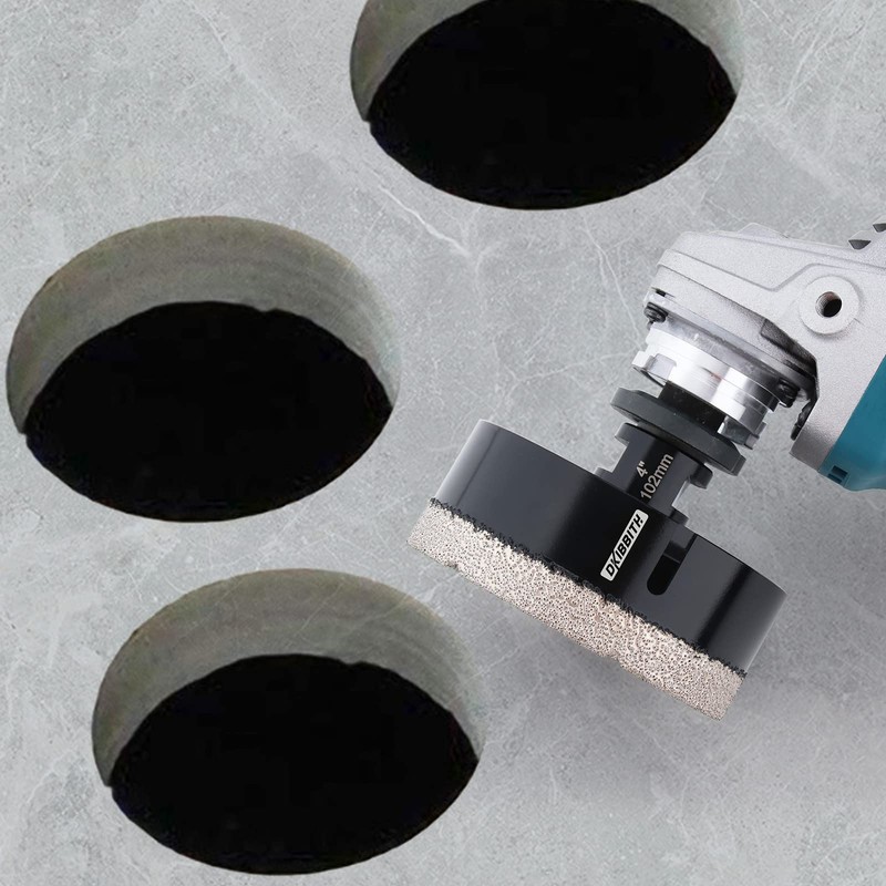 DKIBBITH 4 inch Diamond Hole Saw, 102mm Hole Saw for