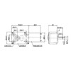 DC 12V Gear Motor CW/CCW Gear Motor Reversible Worm Gear