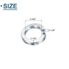 sourcing map 7/16" Split Lock Washer, 50Pcs Carbon Steel Spring